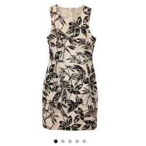 J. Crew floral print dress.
